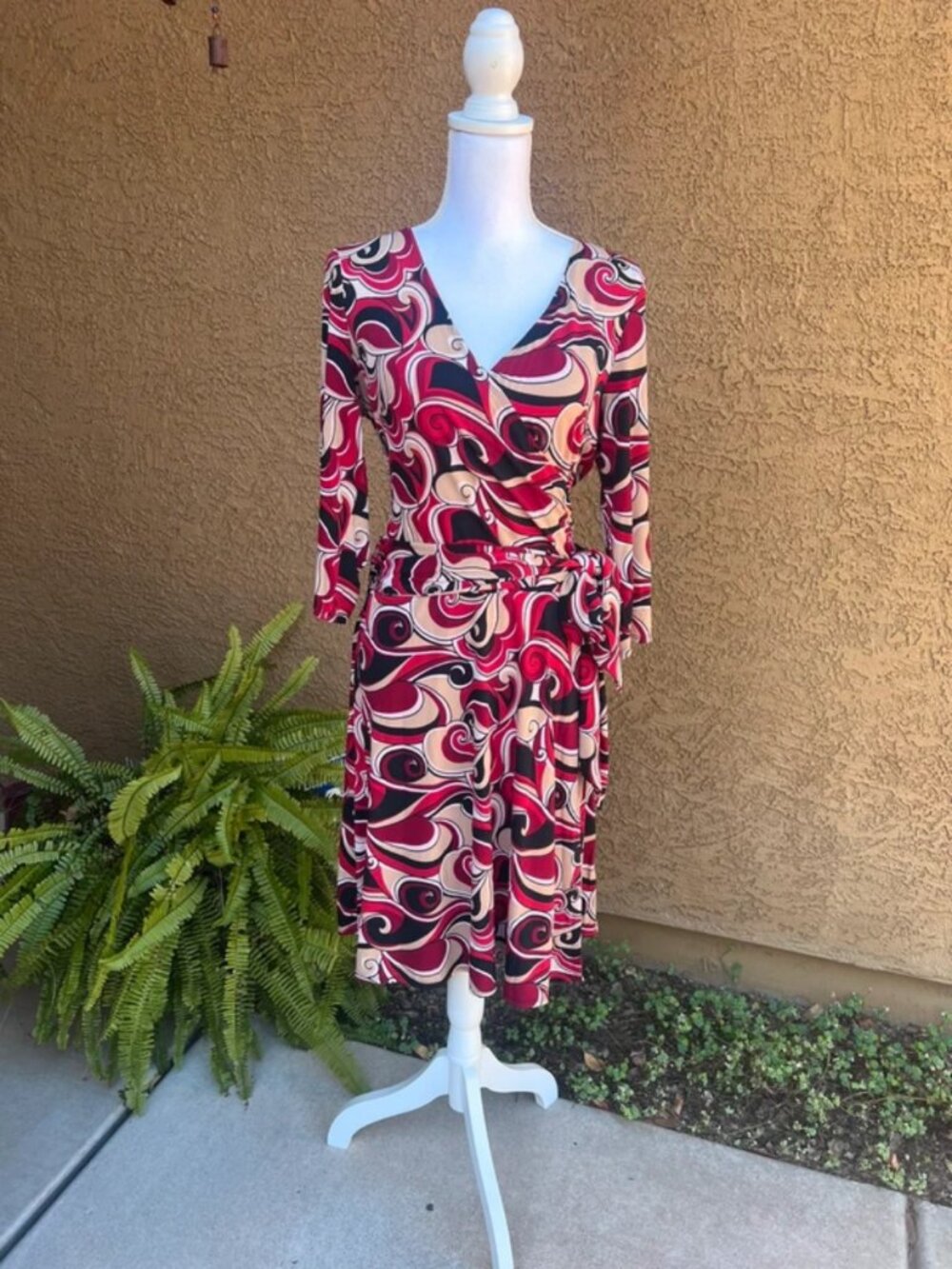 Y2K wrap dress